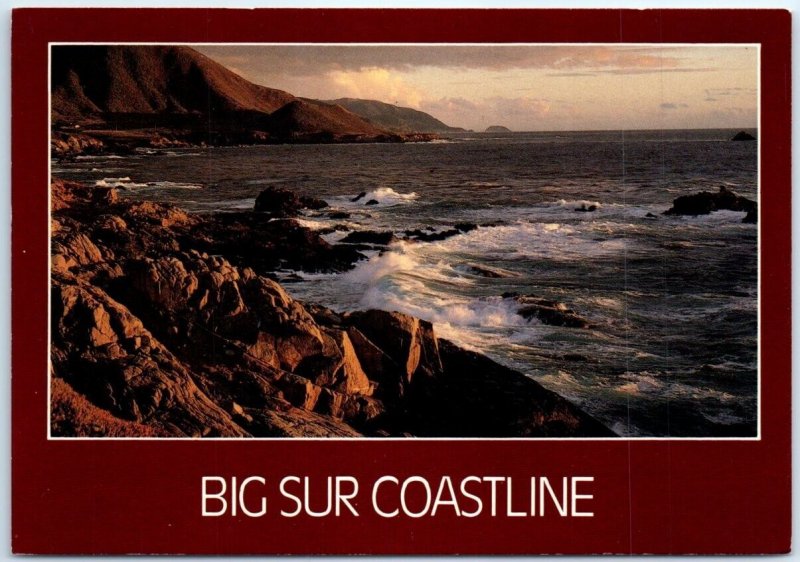 Postcard - Approaching dusk on the Big Sur Coastline - California