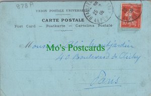 Genealogy Postcard - Moutjardin, Boulevard De Clichy, Paris, France 878A