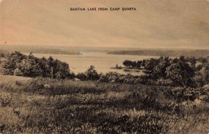 Bantam Lake Viewed from Camp Quarta Postcard 2R4-336 