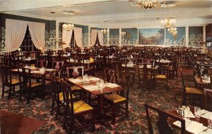 Lakewood Ohio 1960s Postcard Clark's Yorktown Restaurant Dining Room