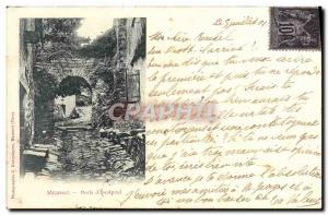 Old Postcard Mazamet Porte d & # 39Hautpout
