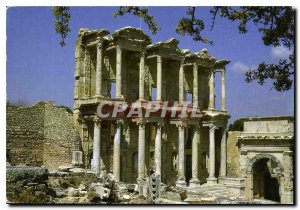 Postcard Modern Efes Turkiye Selsus K?t?phanesi