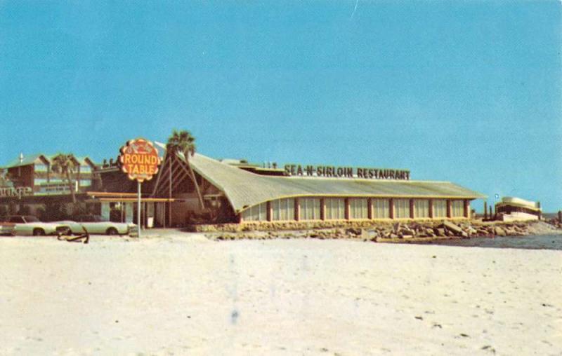 Biloxi Mississippi Cabana Beach Motel Street View Vintage Postcard K102576