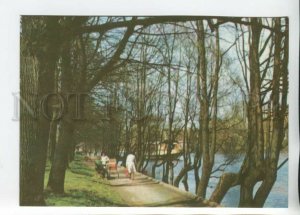 469673 USSR 1978 year Estonia Tartu alley on the banks of the Emajogi postcard