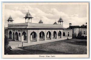 c1910's Diwan Khas Delhi India, Tha Hall Of Special Audience Antique Postcard