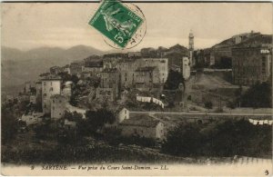 CPA Sartene vue prise du Cours Saint Damien CORSICA (1078083)