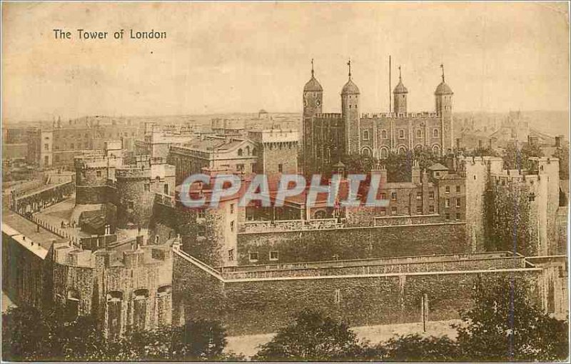 Old Postcard The Tower of London