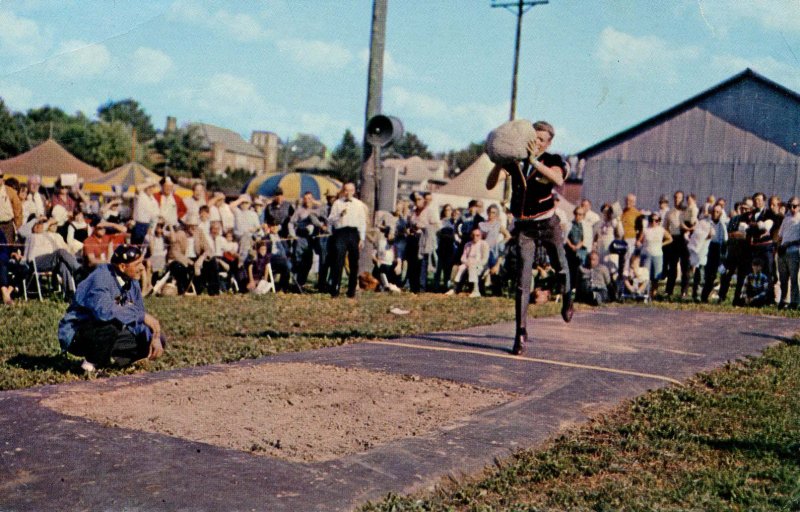 OH - Sugar Creek. Steinstossen (Stone Tossing) at Annual Swiss Festival