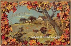  Thanksgiving Greetings Postcard 