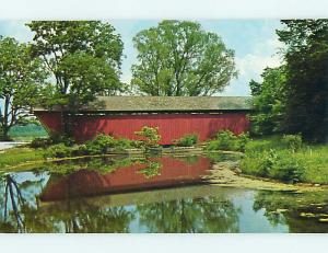 Pre-1980 COVERED BRIDGE Indianapolis Indiana IN t8568