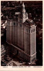 New York City Municipal Building Real Photo