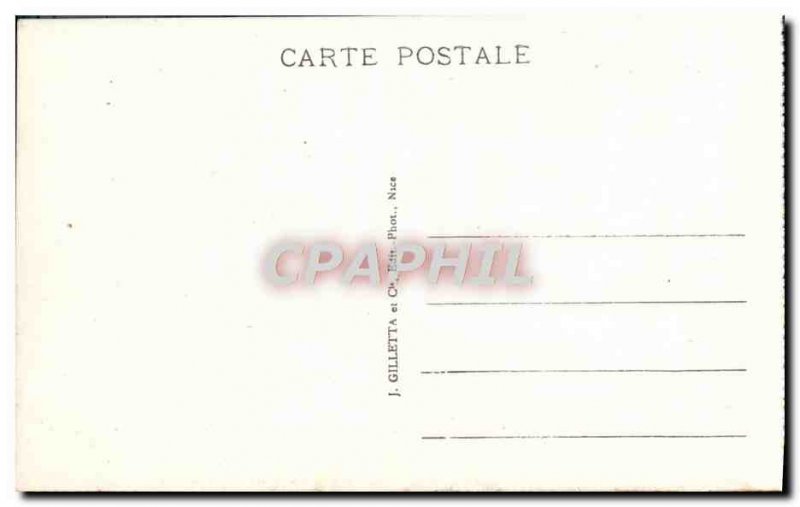 Old Postcard The Monaco Principality View A Flight D & # 39Oiseau