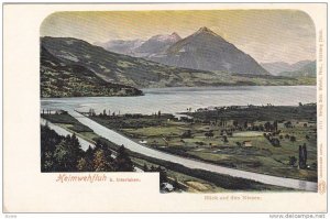 Heimwehfluh b. Interlaken, Blick Auf Den Niesen, Interlaken, Switzerland, 190...