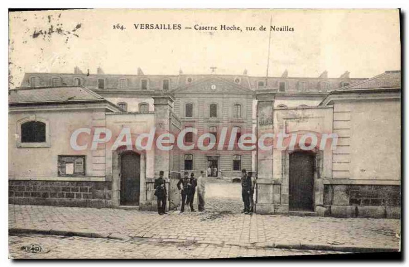 Postcard Old Barracks Hoche Versailles Rue De Noailles