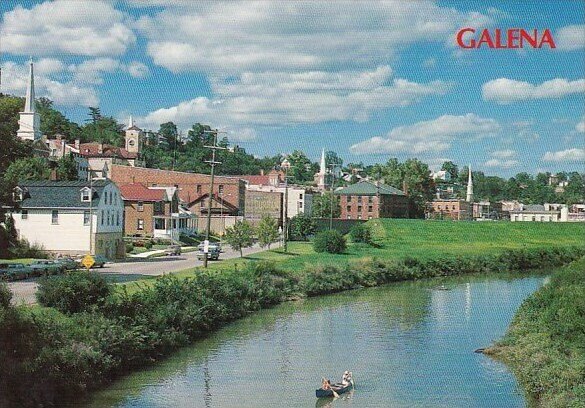 Panoramic View Looking North Galena Illinois