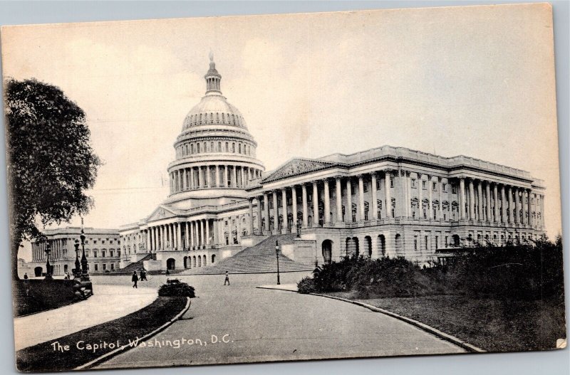 Postcard Washington DC -  The Capitol B&W Rotograph