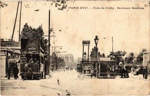 CPA PARIS 17e Porte de Clichy Bd Bessieres (1249082) 