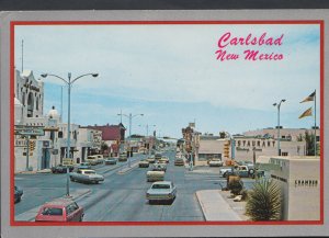 America Postcard - Highway in Downtown Carlsbad, New Mexico  T731