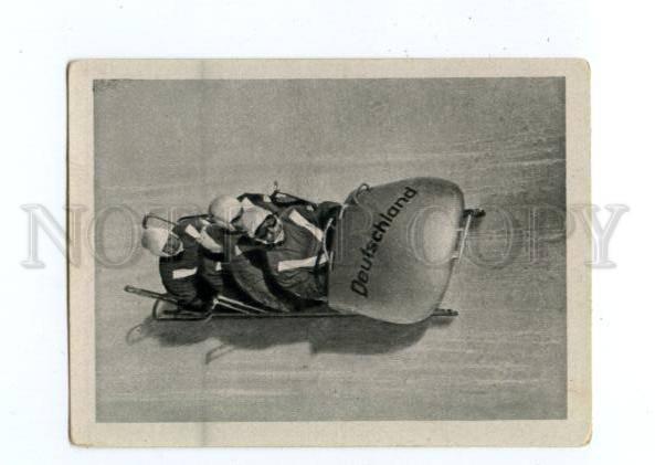 166982 VII Olympic Bobsleigh Germany CIGARETTE card