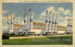 Cleveland, Ohio,USA Great Lakes Exposition 1936 close to perfect corners, pos...