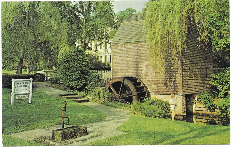 US Massachusetts. Dexter's Grist Mill Cape Cod. Mint Card.