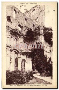 Old Postcard Ruins of the Church of Our Lady Lateral