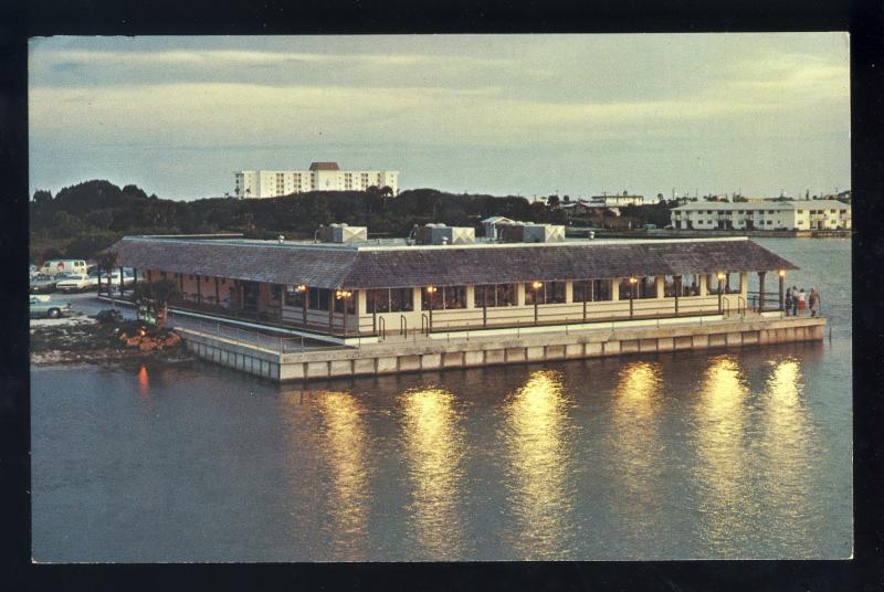 Port Orange, Florida/FL Postcard, Captain's Table Restaurant/Pirate's Den Lounge