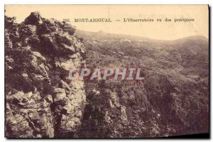 Old Postcard Aigoual Observatory saw precipices