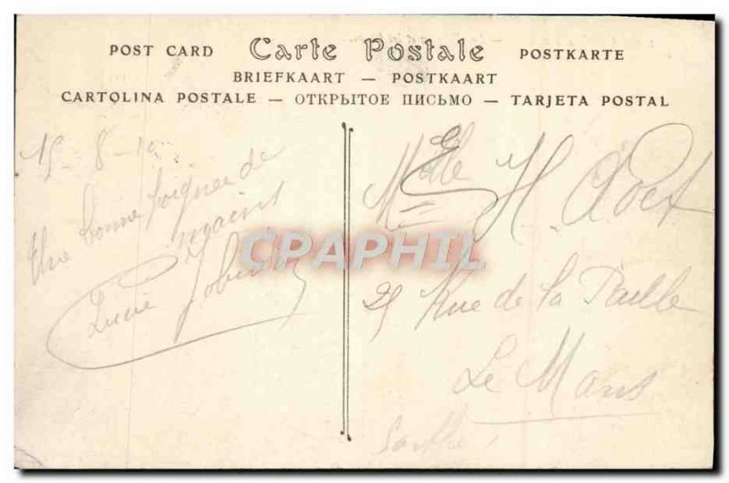 Old Postcard The Hague Cliffs and Lighthouses