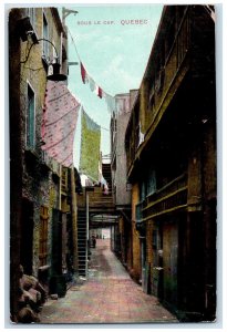 1909 Pathway Houses at Sous Le Cap Quebec PQ Canada Antique Posted Postcard