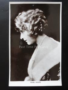 Actress PEARL WHITE - Old RP Postcard by Picturegoer 106