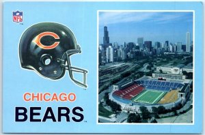 Postcard - Chicago Bears, Soldier Field, Illinois, USA