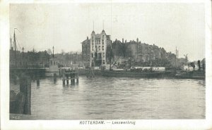 Netherlands Rotterdam Leeuwenbrug Vintage Postcard 07.52