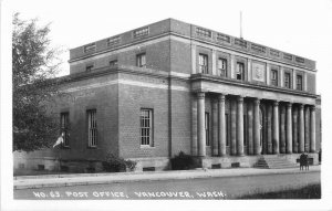 Post Office Vancouver Washington #631940s RPPC Photo Postcard 21-2497