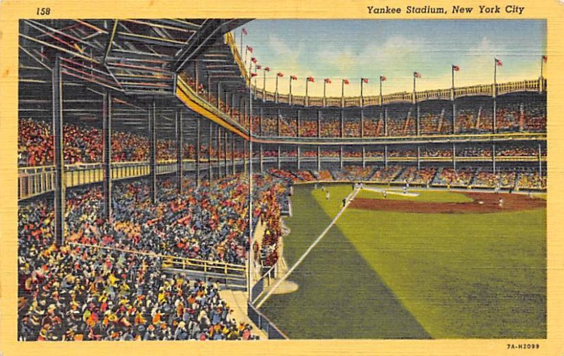 Yankee Stadium NYC, New York Base Ball Stadium Unused 