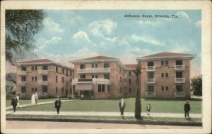 Orlando FL Jefferson Court c1920 Postcard