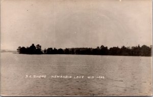 Real Photo Postcard Southeast Shore of Nemahbin Lake, Wisconsin