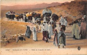 Lot339 scenes et types tribu de nomades en route bizerte tunisia africa