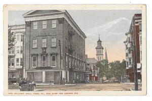 York PA Odd Fellows Hall IOOF King & George St Postcard