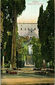 Vintage Postcard - Tivoli - Prospetto Della Villa D'Este - Italy