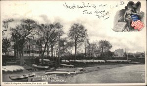 Belmar New Jersey NJ Buhler's Grove Shark River 1904 Used Postcard