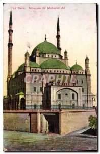 Old Postcard Cairo Mosque of Muhammad Ali