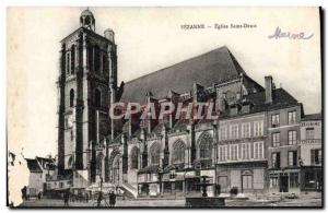 Postcard Old Church Sezanne Saint Denis