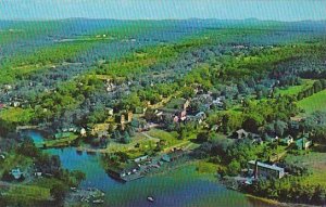 Maine Waterboro Aerial View Of The Village From The Southwest