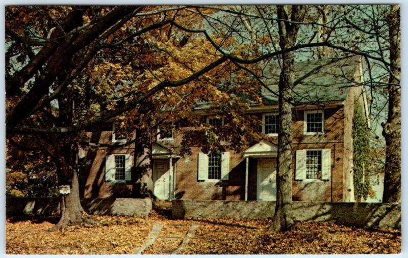 GREENWICH, New Jersey NJ   FRIENDS MEETING HOUSE  Quakers  c1960s  Postcard