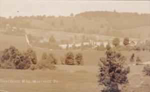 Panorama Conference Hill Montrose Pennsylvania Real Photo