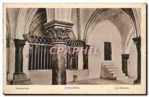 Postcard Old Canaculum Jerusalem Israel The Cenacle