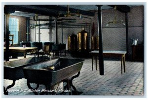 c1910's Kitchen, Women's Prison Auburn New York NY Unposted Postcard