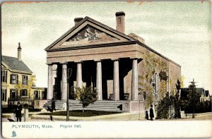 Tucks 5684 Plymouth MA Pilgrim Hall c1908 Vintage Postcard R24