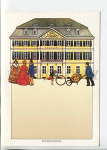 441843 Germany 1991 year post office in Bonn postcard maximum card blank